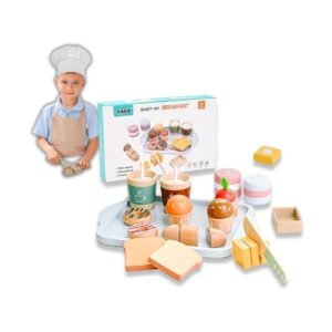 Set Didáctico Desayuno Divertido Montessori de Madera